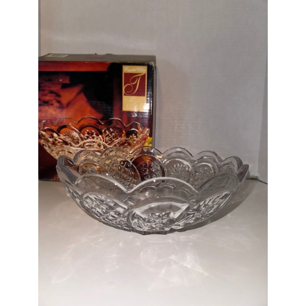 Thistle‎ 8" Crystal Clear Bowl
